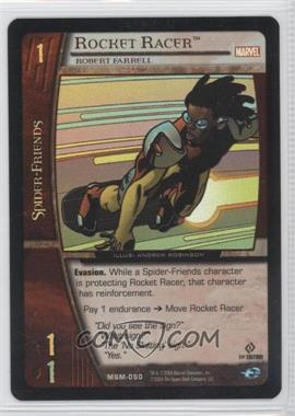 2004 VS System Marvel Web of Spider-Man - Booster Pack [Base] - 1st Edition Foil #MSM-050 - Rocket Racer