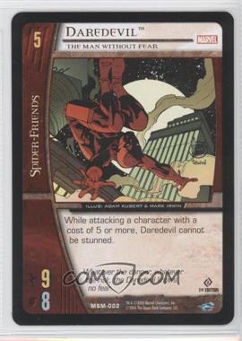 2004 VS System Marvel Web of Spider-Man - Booster Pack [Base] - 1st Edition #MSM-002 - Daredevil