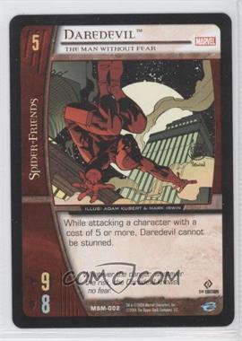 2004 VS System Marvel Web of Spider-Man - Booster Pack [Base] - 1st Edition #MSM-002 - Daredevil