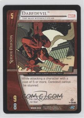 2004 VS System Marvel Web of Spider-Man - Booster Pack [Base] - 1st Edition #MSM-002 - Daredevil