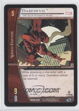 2004 VS System Marvel Web of Spider-Man - Booster Pack [Base] - 1st Edition #MSM-002 - Daredevil