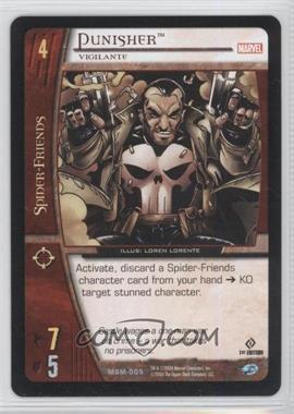 2004 VS System Marvel Web of Spider-Man - Booster Pack [Base] - 1st Edition #MSM-005 - Punisher