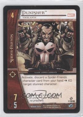 2004 VS System Marvel Web of Spider-Man - Booster Pack [Base] - 1st Edition #MSM-005 - Punisher