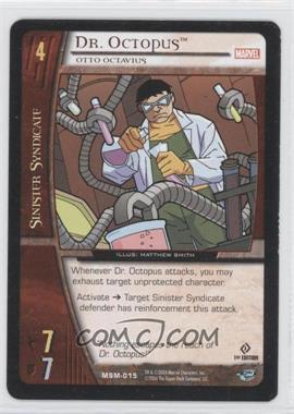 2004 VS System Marvel Web of Spider-Man - Booster Pack [Base] - 1st Edition #MSM-015 - Dr. Octopus