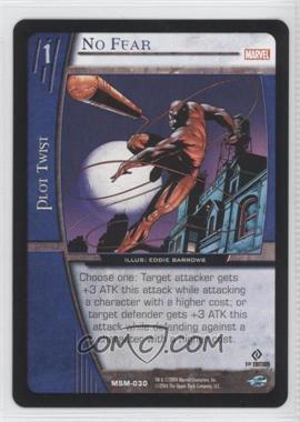 2004 VS System Marvel Web of Spider-Man - Booster Pack [Base] - 1st Edition #MSM-030 - No Fear