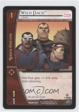 2004 VS System Marvel Web of Spider-Man - Booster Pack [Base] - 1st Edition #MSM-055 - Wild Pack