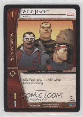 2004 VS System Marvel Web of Spider-Man - Booster Pack [Base] - 1st Edition #MSM-055 - Wild Pack