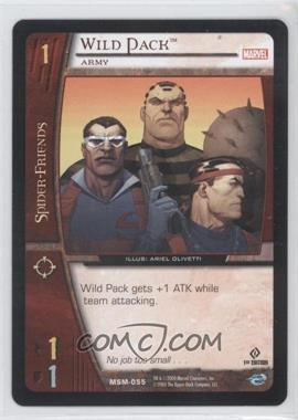 2004 VS System Marvel Web of Spider-Man - Booster Pack [Base] - 1st Edition #MSM-055 - Wild Pack