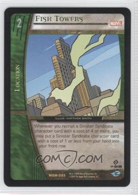 2004 VS System Marvel Web of Spider-Man - Booster Pack [Base] - 1st Edition #MSM-095 - Fisk Towers