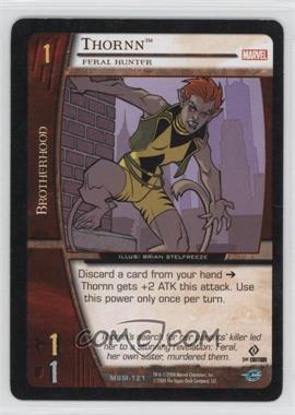 2004 VS System Marvel Web of Spider-Man - Booster Pack [Base] - 1st Edition #MSM-121 - Thornn