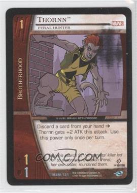 2004 VS System Marvel Web of Spider-Man - Booster Pack [Base] - 1st Edition #MSM-121 - Thornn