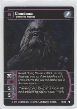 2005 Star Wars: The Trading Card Game - Revenge of the Sith - Booster Pack [Base] #79 - Chewbacca