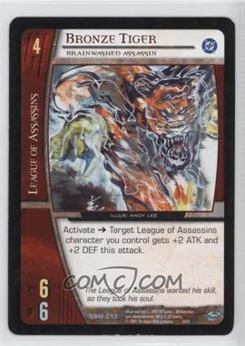 2005 VS System DC Batman - Starter Deck [Base] #DBM-013 - Bronze Tiger [Noted]