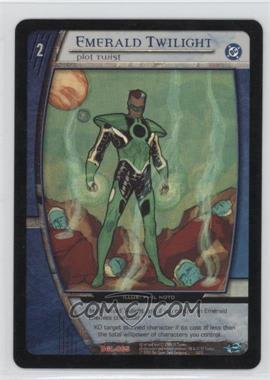 2005 VS System DC Green Lantern - Booster Pack [Base] - Foil #DGL-065 - Emerald Twilight (Full Art Promo)