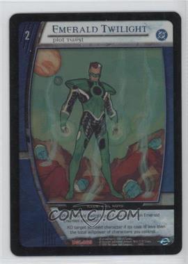 2005 VS System DC Green Lantern - Booster Pack [Base] - Foil #DGL-065 - Emerald Twilight (Full Art Promo)