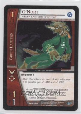 2005 VS System DC Green Lantern - Booster Pack [Base] #DGL-007 - G'Nort