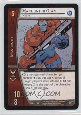 2005 VS System DC Green Lantern - Booster Pack [Base] #DGL-118 - Manhunter Giant