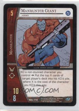 2005 VS System DC Green Lantern - Booster Pack [Base] #DGL-118 - Manhunter Giant