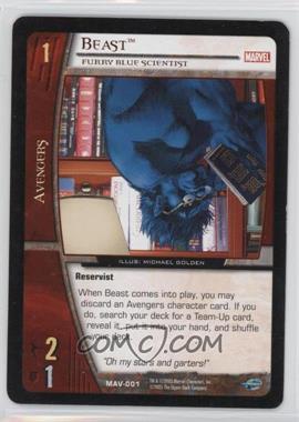 2005 VS System Marvel Avengers - Booster Pack [Base] #MAV-001 - Beast