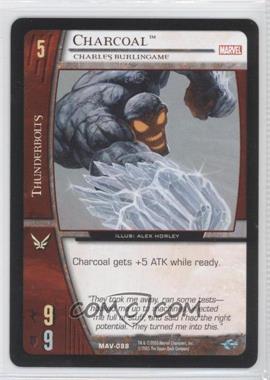 2005 VS System Marvel Avengers - Booster Pack [Base] #MAV-088 - Charcoal