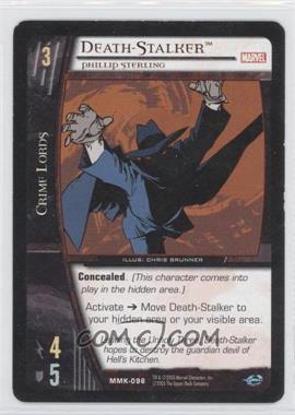 2005 VS System Marvel Knights - Booster Pack [Base] #MMK-096 - Death-Stalker (Phillip Sterling)