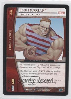 2005 VS System Marvel Knights - Booster Pack [Base] #MMK-116 - The Russian (Contract Killer)