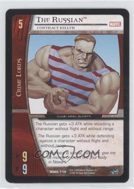 2005 VS System Marvel Knights - Booster Pack [Base] #MMK-116 - The Russian (Contract Killer)