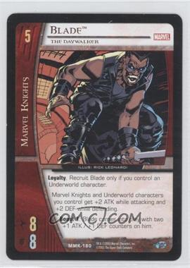 2005 VS System Marvel Knights - Booster Pack [Base] #MMK-180 - Blade (The Daywalker)