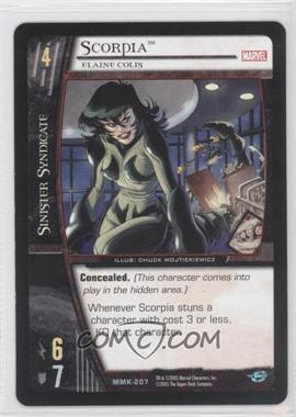 2005 VS System Marvel Knights - Booster Pack [Base] #MMK-207 - Scorpia (Elaine Colis)