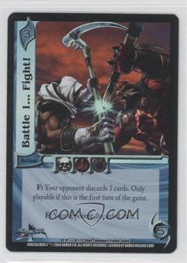 2006-08 Universal Fighting System (UFS) - Assorted - Promotional Giveaways #SC1P-07 - Battle 1... Fight!