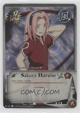 2006 Naruto CCG: The Path to Hokage - [Base] - Unlimited Wave Foil #N003 - Sakura Haruno