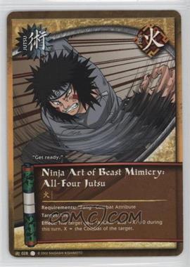 2006 Naruto CCG: The Path to Hokage - [Base] - Unlimited #J028 - Ninja Art of Beast Mimicry: All-Four Jutsu