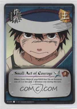 2006 Naruto CCG: The Path to Hokage - [Base] - Unlimited #M039 - Small Act of Courage