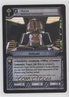 Macet - Skeptical Commander [EX to NM]