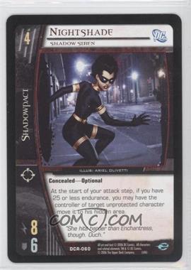 2006 VS System DC Infinite Crisis - Booster Pack [Base] #DCR-060 - Nightshade