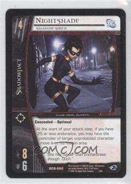 2006 VS System DC Infinite Crisis - Booster Pack [Base] #DCR-060 - Nightshade