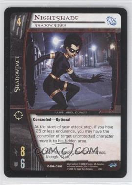 2006 VS System DC Infinite Crisis - Booster Pack [Base] #DCR-060 - Nightshade