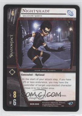 2006 VS System DC Infinite Crisis - Booster Pack [Base] #DCR-060 - Nightshade