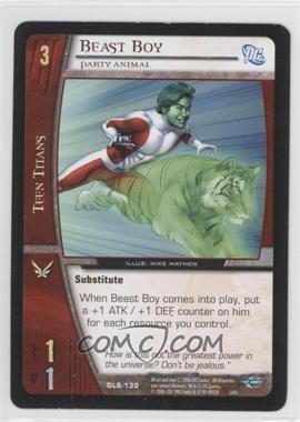 2006 VS System DC Legion of Super Heroes - Booster Pack [Base] #DLS-130 - Beast Boy