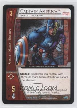 2006 VS System Marvel Heralds of Galactus - Booster Pack [Base] #MHG-186 - Captain America (Skrull Imposter)