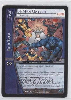 2006 VS System Marvel X-Men - Booster Pack [Base] #MXM-040 - X-Men United