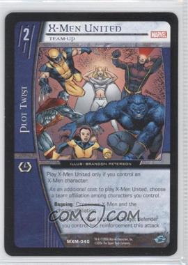 2006 VS System Marvel X-Men - Booster Pack [Base] #MXM-040 - X-Men United