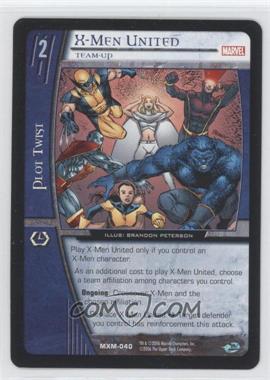 2006 VS System Marvel X-Men - Booster Pack [Base] #MXM-040 - X-Men United
