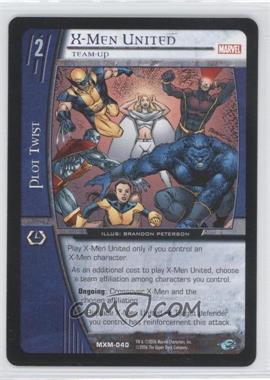 2006 VS System Marvel X-Men - Booster Pack [Base] #MXM-040 - X-Men United
