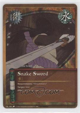 2007 Naruto CCG: Revenge and Rebirth - [Base] - 1st Edition #150 - Snake Sword