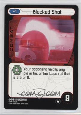 2007 Star Wars: Pocket Model Trading Card Game - Base Set #046 - Blocked Shot