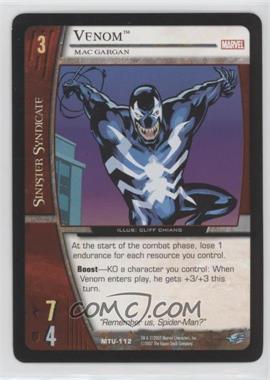 2007 VS System Marvel Team-Up - Booster Pack [Base] #MTU-112 - Venom