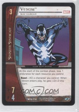 2007 VS System Marvel Team-Up - Booster Pack [Base] #MTU-112 - Venom