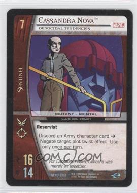 2007 VS System Marvel Team-Up - Booster Pack [Base] #MTU-208 - Cassandra Nova