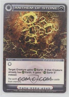 2008 Chaotic TCG - Alliances Unraveled - [Base] - 1st Edition #179 - Anthem of Stone